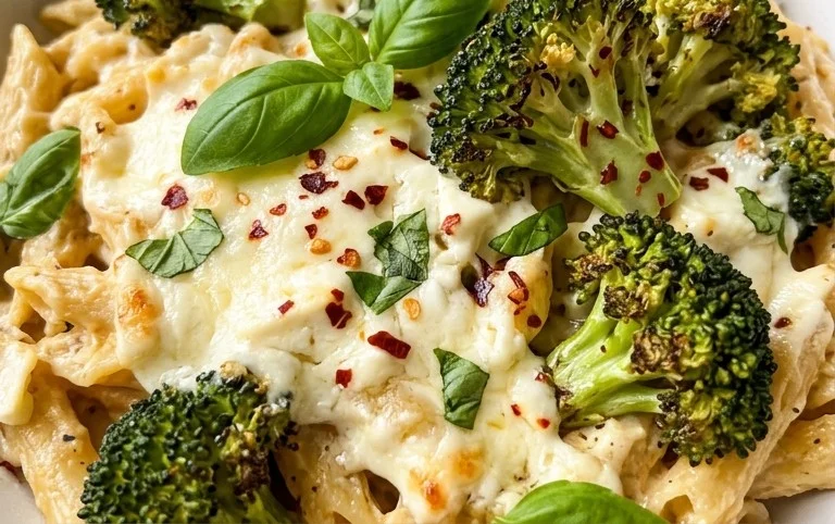 Baked Feta and Broccoli Pasta