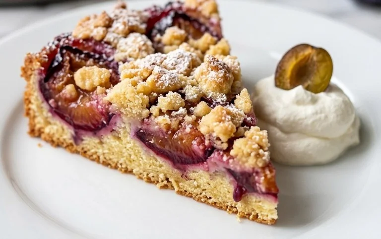 Pflaumenkuchen mit Streuseln aus der Springform Rezept