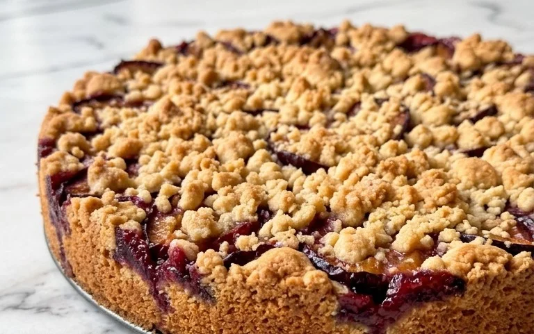 Saftiger Pflaumen-Streuselkuchen: Herbstlicher Genuss!
